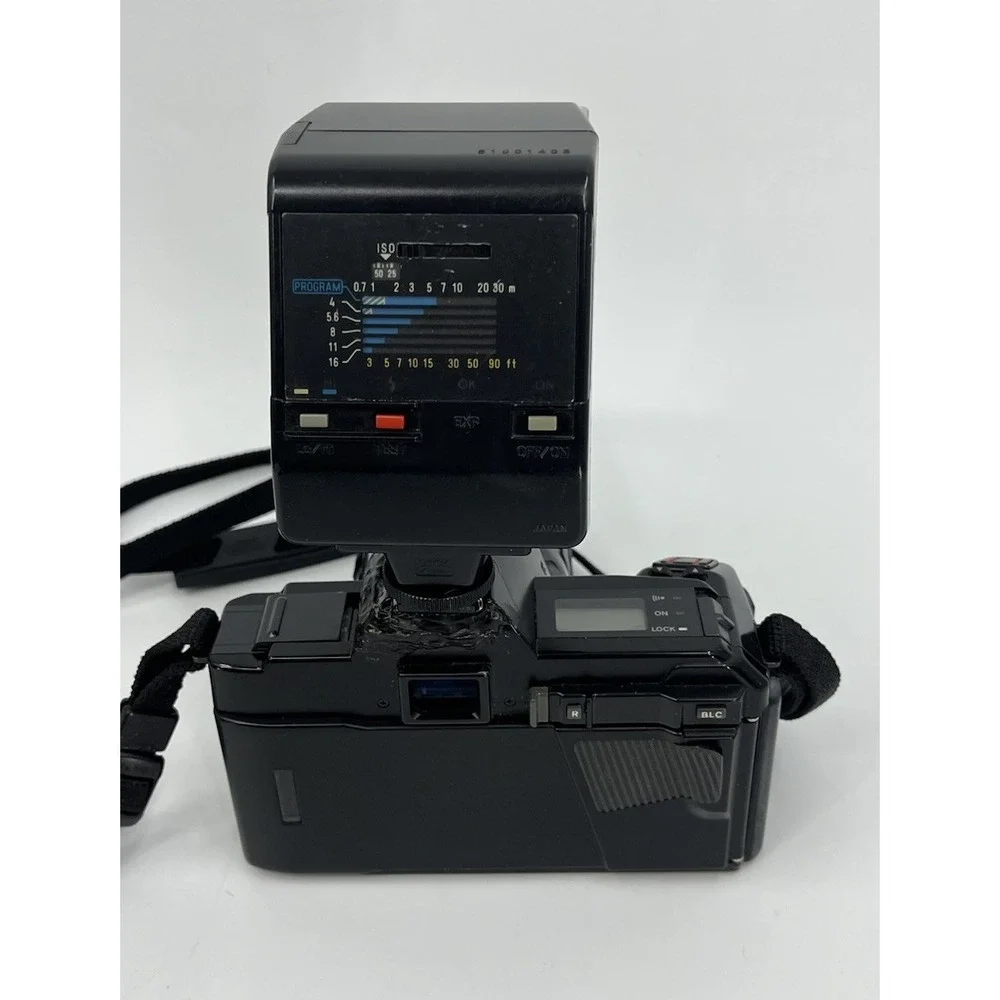 Minolta 5000 AF 35mm Camera with 2800 Maxxum Flash Cosina Lens PARTS / REPAIR